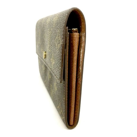100% Authentic Louis Vuitton Monogram Portefeiulle Sarah Bifold Wallet - Picture 4 of 9